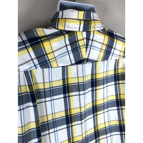 Charles Tyrwhitt Weekend Men's Button Down Shirt Long Sleeve Size XL Yellow - Picture 7 of 13